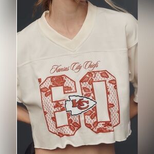 Mitchell & Ness Women's KC Chiefs Cropped Jersey Size Med NWT